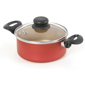 Caçarola Antiaderente – Cereja/Creme