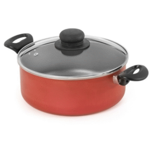 Caçarola Antiaderente – Cereja/Preta