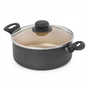 Caçarola Antiaderente – Preta/Creme