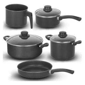 Conjunto de Panelas Antiaderentes Preta