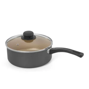 Panela Antiaderente – Preto/Creme