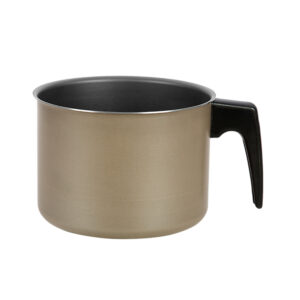 Canecão Antiaderente Creme e Preto