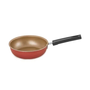 Frigideira de Ovo Antiaderente Cereja/Creme